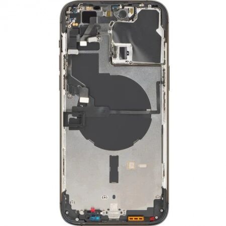 Chassis et face arri&egrave;re original PULLED iPhone 14 Pro Max (Grade A) noir