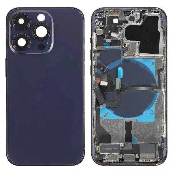 Chassis et face arri�re sans logo compl�te avec nappes \ reconditionn�es\  iPhone 14 Pro violet