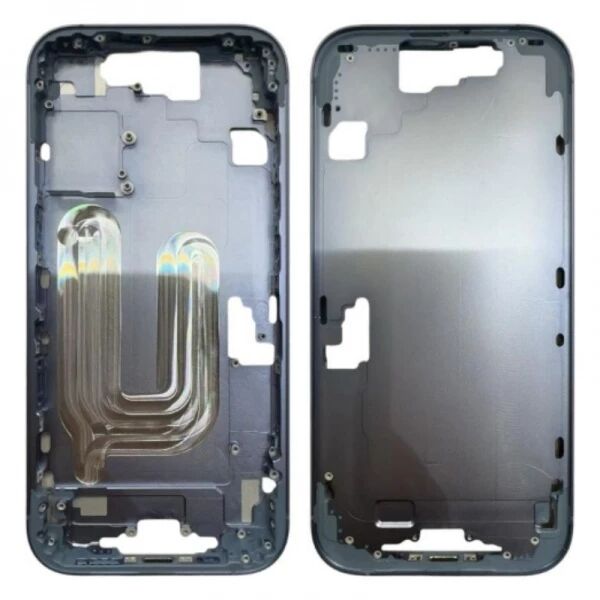 Chassis iPhone 17 bleu brume
