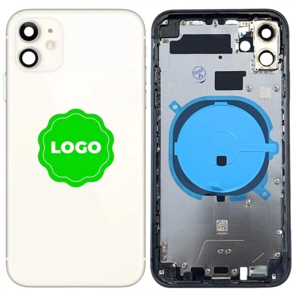 Chassis VIDE et face arri�re original PULLED iPhone 11 (Grade A) blanc