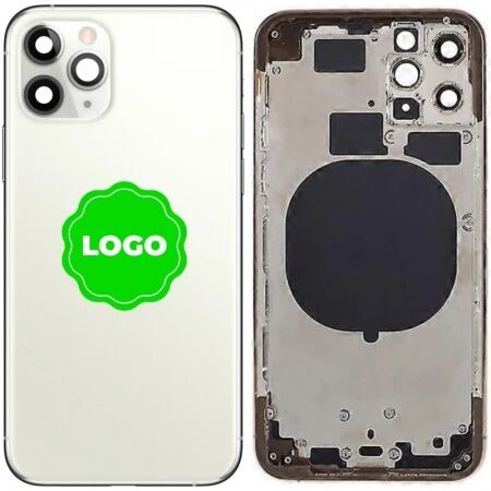 Chassis VIDE et face arri&egrave;re original PULLED iPhone 11 Pro (Grade A) argent