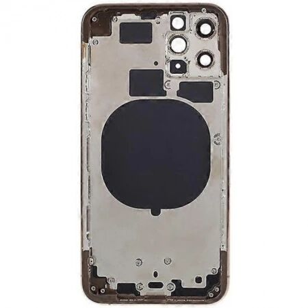 Chassis VIDE et face arri&egrave;re original PULLED iPhone 11 Pro (Grade A) gris