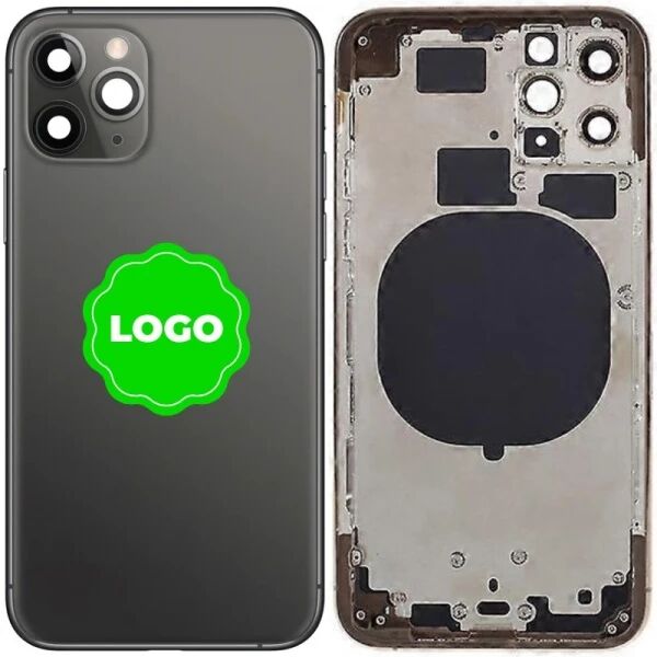 Chassis VIDE et face arri�re original PULLED iPhone 11 Pro Max (Grade A) gris