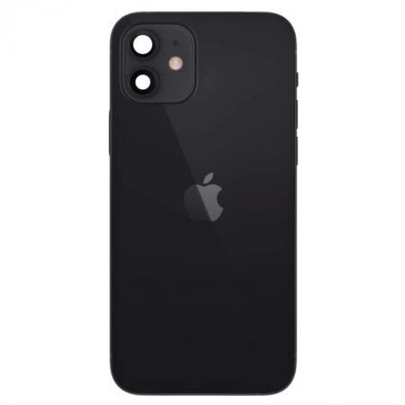 Chassis VIDE et face arri&egrave;re original PULLED iPhone 12 (Grade A) noir