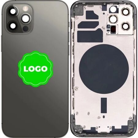 Chassis VIDE et face arri&egrave;re original PULLED iPhone 12 Pro (Grade A) graphite