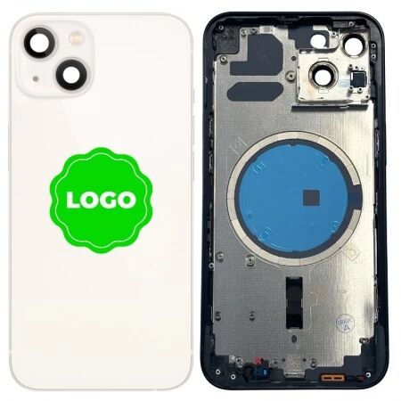 Chassis VIDE et face arri&egrave;re original PULLED iPhone 13 (Grade A) blanc