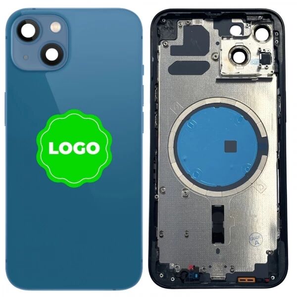 Chassis VIDE et face arri�re original PULLED iPhone 13 (Grade A) bleu