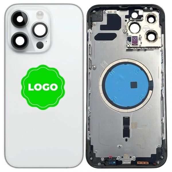 Chassis VIDE et face arri�re original PULLED iPhone 13 Pro (Grade A) argent