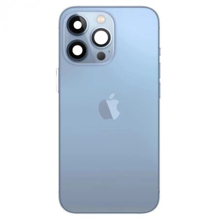 Chassis VIDE et face arri&egrave;re original PULLED iPhone 13 Pro (Grade A) bleu alpin