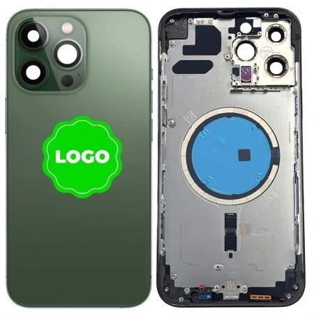 Chassis VIDE et face arri&egrave;re original PULLED iPhone 13 Pro (Grade A) vert
