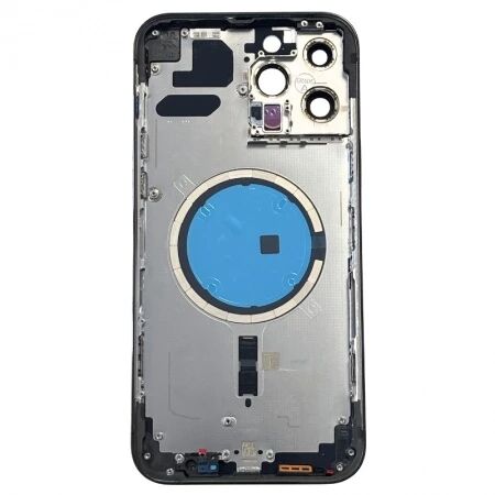 Chassis VIDE et face arri&egrave;re original PULLED iPhone 13 Pro Max (Grade A) bleu alpin