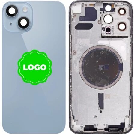 Chassis VIDE et face arri&egrave;re original PULLED iPhone 14 (Grade A) bleu