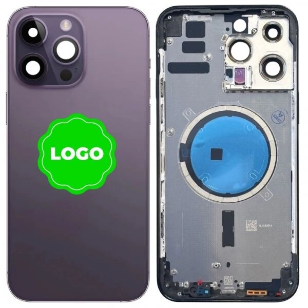 Chassis VIDE et face arri�re original PULLED iPhone 14 Pro Max (Grade A) violet