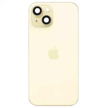 Chassis VIDE et face arri&egrave;re original PULLED iPhone 15 (Grade A) jaune
