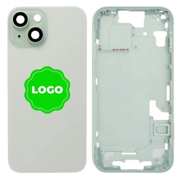 Chassis VIDE et face arri�re original PULLED iPhone 15 (Grade A) vert