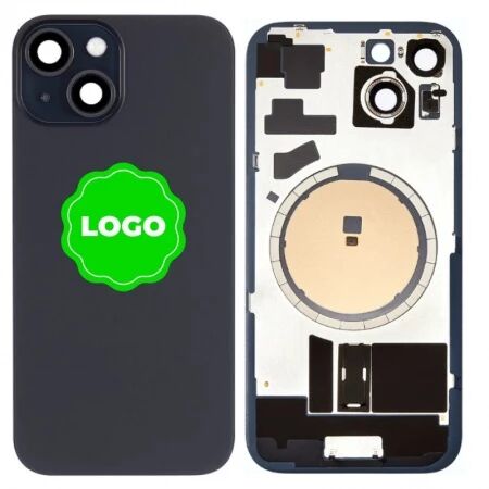 Chassis VIDE et face arri&egrave;re original PULLED iPhone 15 Plus (Grade A) noir