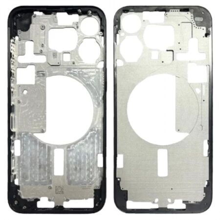 Chassis VIDE et face arri&egrave;re original PULLED iPhone 15 Pro (Grade A) titane blanc
