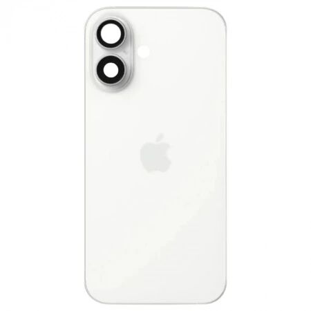 Chassis VIDE et face arri&egrave;re original PULLED iPhone 16 (Grade A) blanc