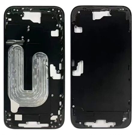 Chassis VIDE et face arri&egrave;re original PULLED iPhone 16 (Grade A) noir