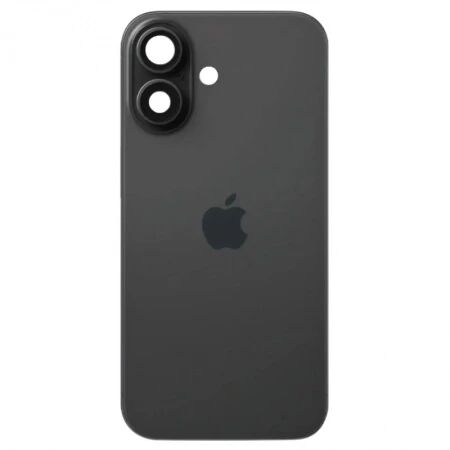 Chassis VIDE et face arri&egrave;re original PULLED iPhone 16 (Grade A) noir