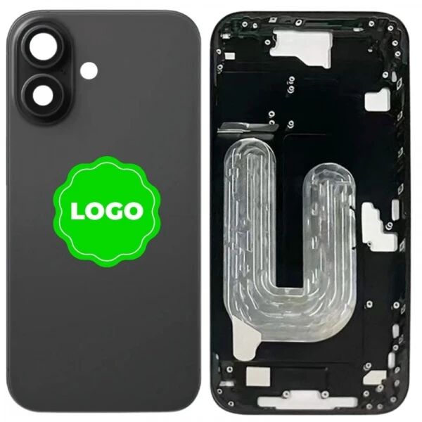 Chassis VIDE et face arri�re original PULLED iPhone 16 (Grade A) noir
