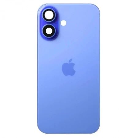 Chassis vide et face arri&egrave;re original PULLED iPhone 16 (Grade A) Ultramarine