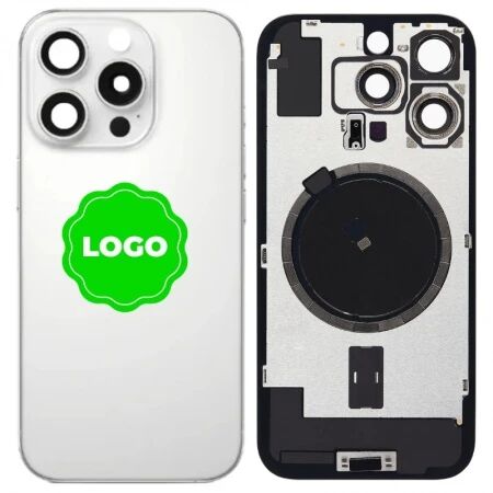 Chassis VIDE et face arri&egrave;re original PULLED iPhone 16 Pro (Grade A) titane blanc