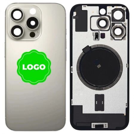 Chassis VIDE et face arri&egrave;re original PULLED iPhone 16 Pro (Grade A) titane naturel