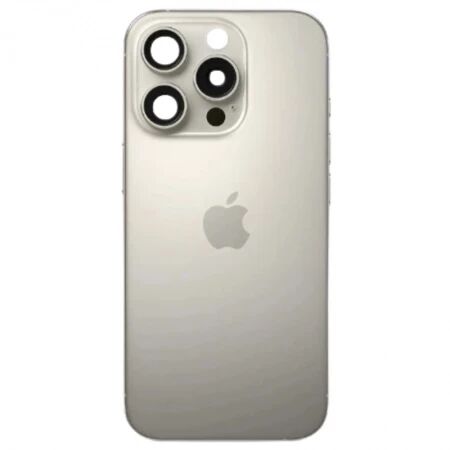 Chassis VIDE et face arri&egrave;re original PULLED iPhone 16 Pro (Grade A) titane naturel