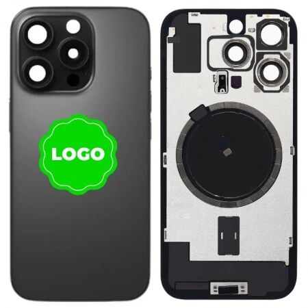 Chassis VIDE et face arri&egrave;re original PULLED iPhone 16 Pro (Grade A) titane noir