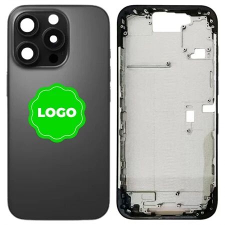 Chassis VIDE et face arri&egrave;re original PULLED iPhone 16 Pro (Grade A) titane noir