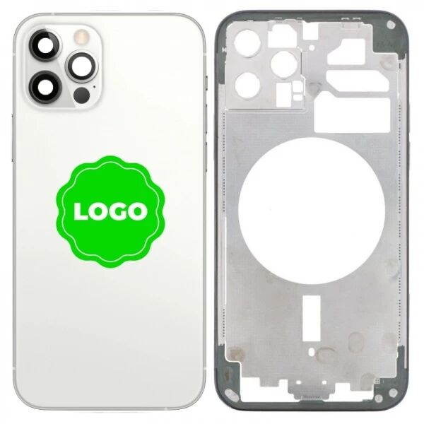 Chassis vide et face arri�re original PULLED iPhone 16 Pro Max (Grade A) titane blanc