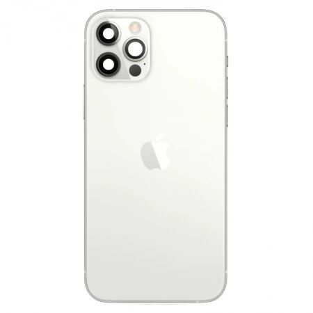Chassis vide et face arri&egrave;re original PULLED iPhone 16 Pro Max (Grade A) titane blanc