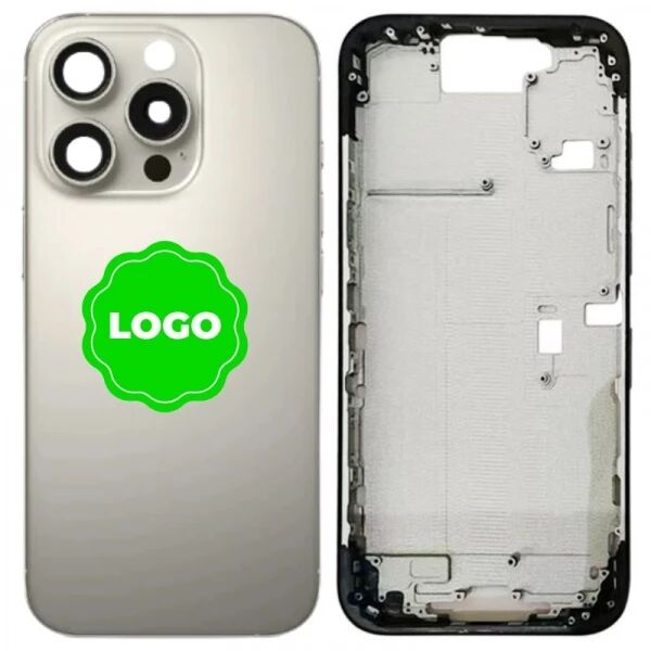 Chassis VIDE et face arri�re original PULLED iPhone 16 Pro Max (Grade A) titane naturel