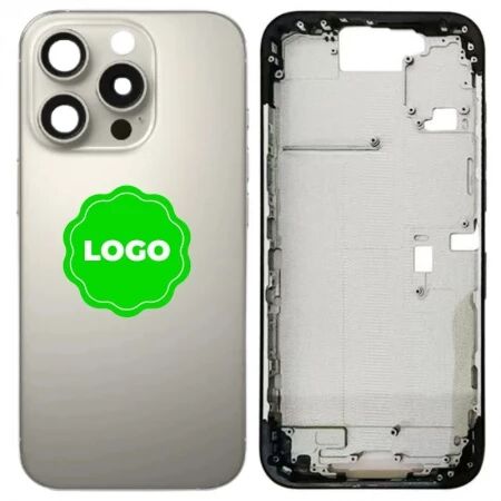 Chassis VIDE et face arri&egrave;re original PULLED iPhone 16 Pro Max (Grade A) titane naturel