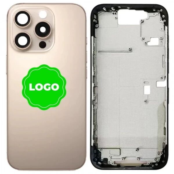 Chassis VIDE et face arri�re original PULLED iPhone 16 Pro Max (Grade A) titane sable