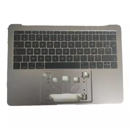Clavier AZERTY complet avec chassis et retro éclairage pour MACBOOK PRO 13 A1989 RETINA gris foncé