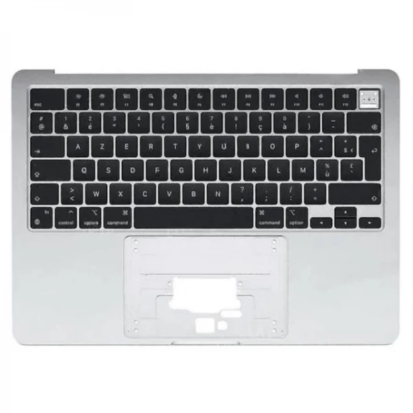 Clavier AZERTY MACBOOK AIR 13 A3113 RETINA complet avec chassis et r�tro �clairage (ann�e 2024) gris