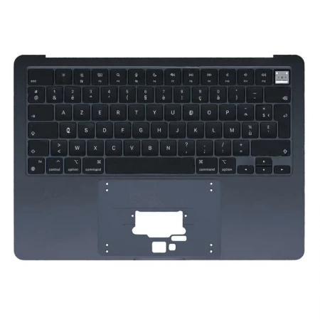 Clavier AZERTY MACBOOK AIR 13 A3113 RETINA complet avec chassis et r&eacute;tro &eacute;clairage (ann&eacute;e 2024) minuit