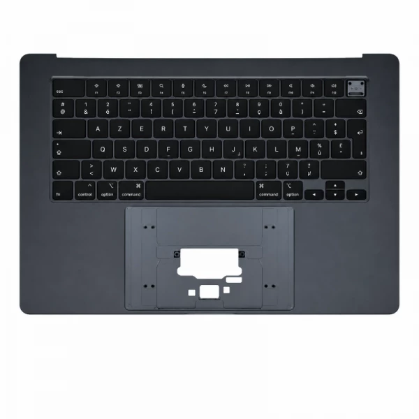 Clavier AZERTY MACBOOK AIR 15 A3241 RETINA complet avec chassis et r�tro �clairage (ann�e 2025) minuit