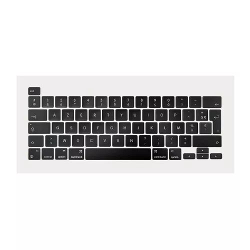Clavier AZERTY MACBOOK PRO 13 A2338 noir