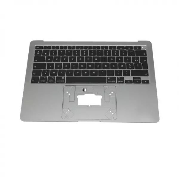 Clavier AZERTY pour MACBOOK AIR 13 A2179 RETINA complet avec chassis et r�tro �clairage (ann�e 2020) gris