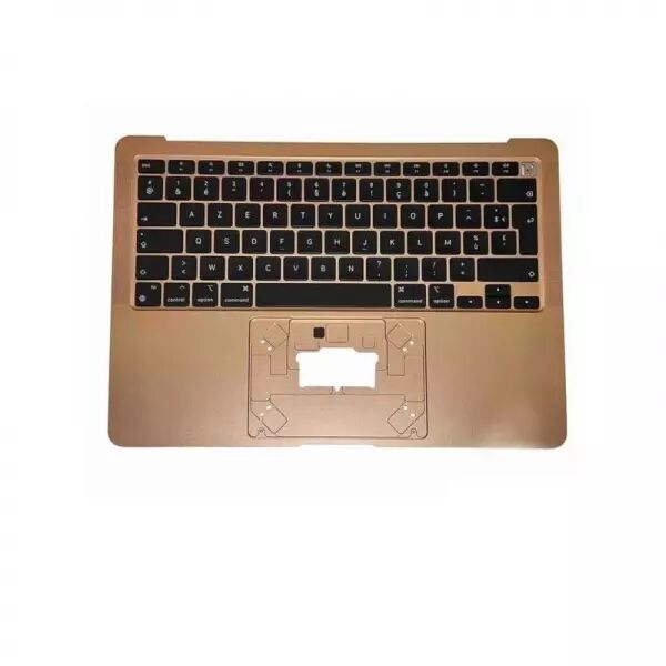 Clavier AZERTY pour MACBOOK AIR 13 A2337 RETINA complet avec chassis et r�tro �clairage (ann�e 2020) or