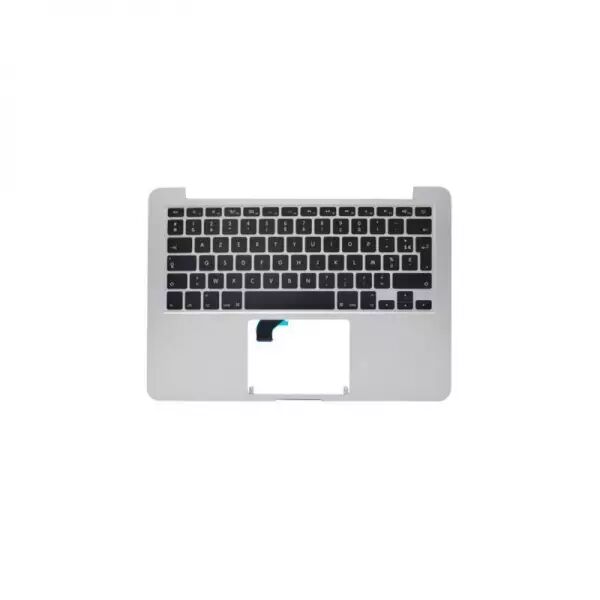 Clavier AZERTY pour MACBOOK PRO 13 A1989 RETINA complet avec chassis et retro �clairage silver/argent