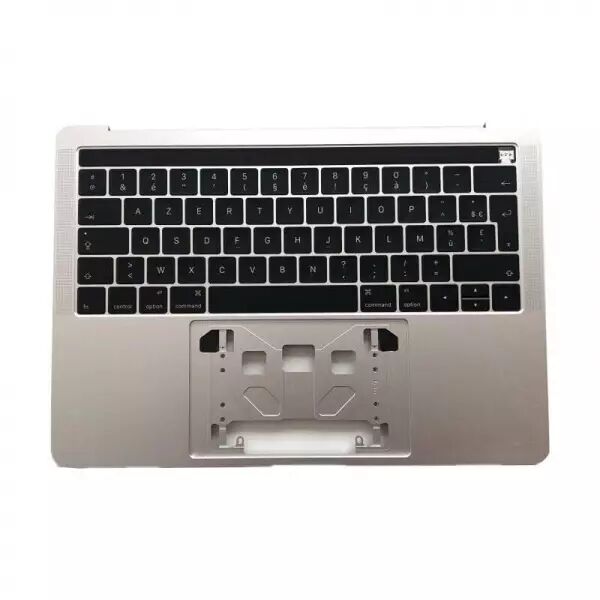 Clavier AZERTY pour MACBOOK PRO 13 A2251 RETINA complet avec chassis et r�tro �clairage (ann�e 2020) gris
