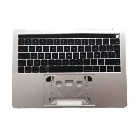 Clavier AZERTY pour MACBOOK PRO 13 A2251 RETINA complet avec chassis et rétro éclairage (année 2020) gris