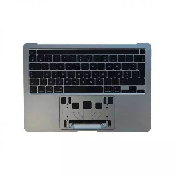 Clavier AZERTY pour MACBOOK PRO 13 A2289 RETINA complet avec chassis et r�tro �clairage (ann�e 2020) gris