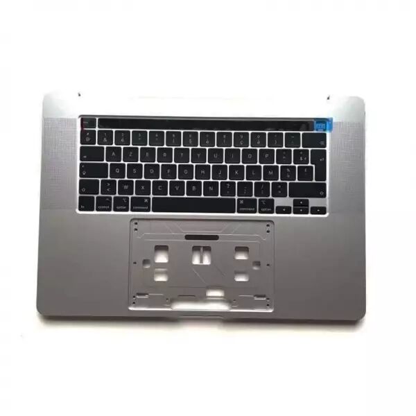 Clavier AZERTY pour MACBOOK PRO 16 A2141 RETINA complet avec chassis et r�tro �clairage (ann�e 2019) gris