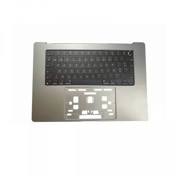 Clavier AZERTY pour MACBOOK PRO 16 A2485 RETINA complet avec chassis et r�tro �clairage (ann�e 2021) gris