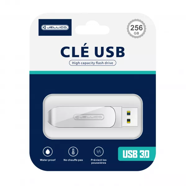 Cl� USB JELLICO U36 256go (Boite/ Blister)